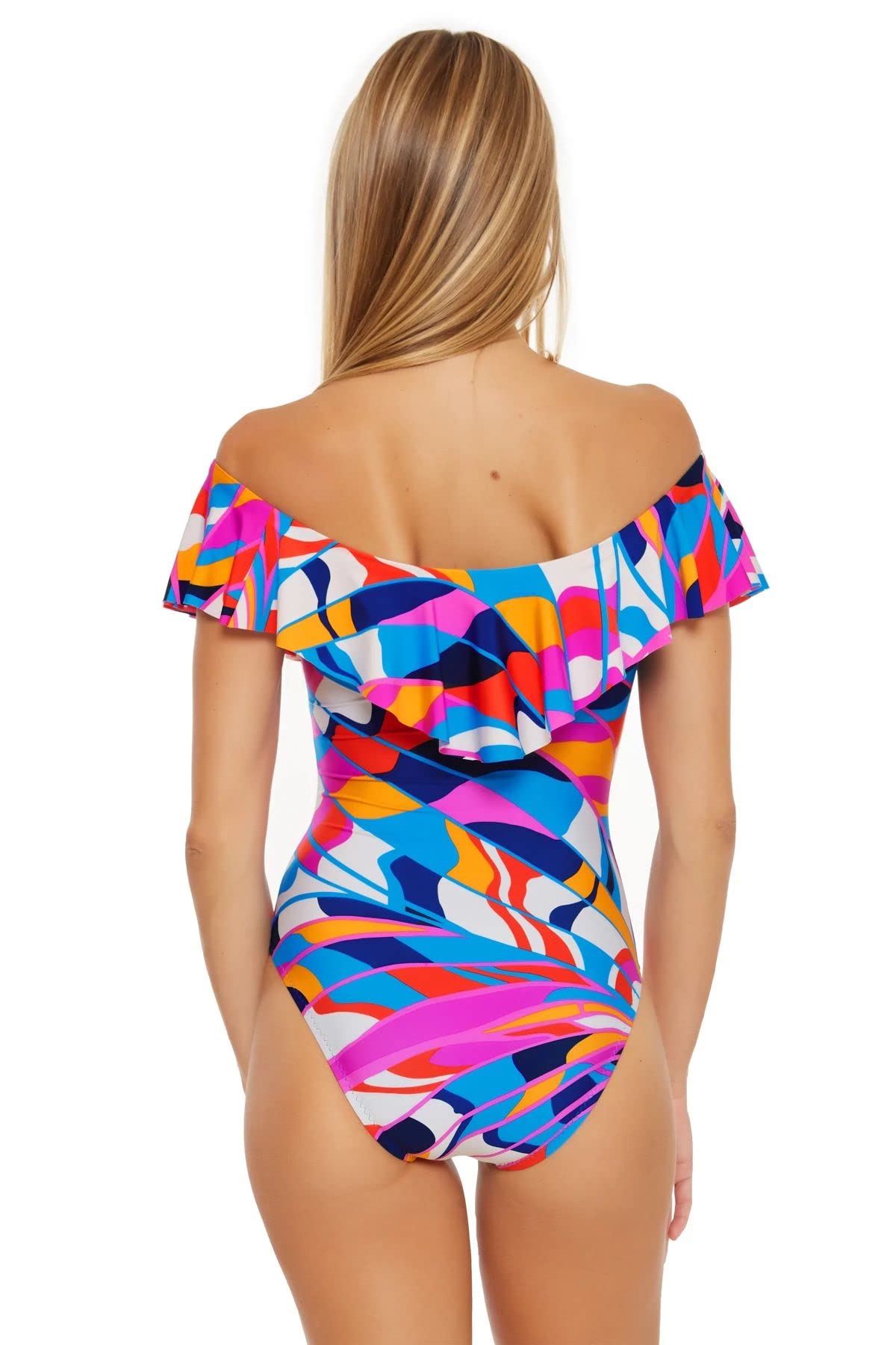 Trina Turk Women's Standard Rio Off Shoulder One Piece