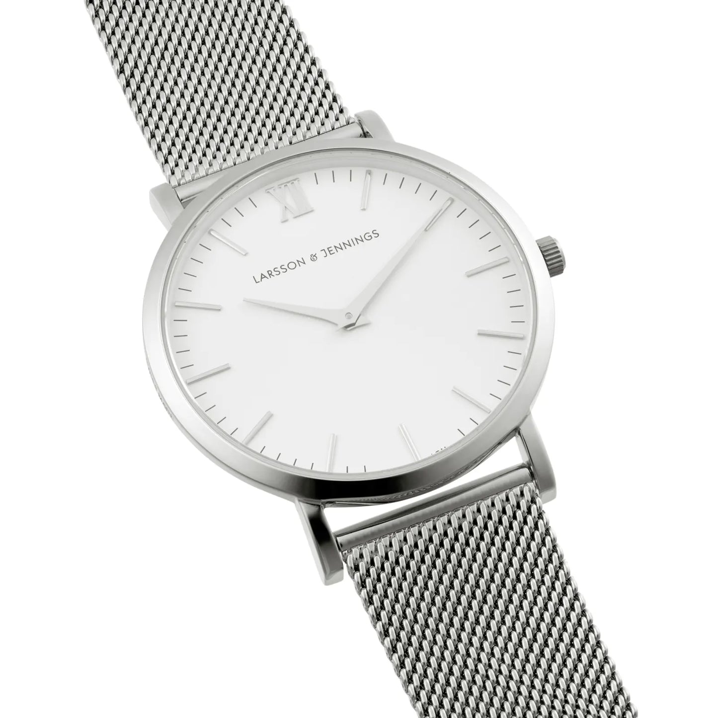 Larsson & Jennings Lugano 40mm Watch White & Silver