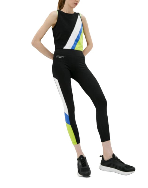 DKNY Women's Colorblocked 7/8 Length Leggings