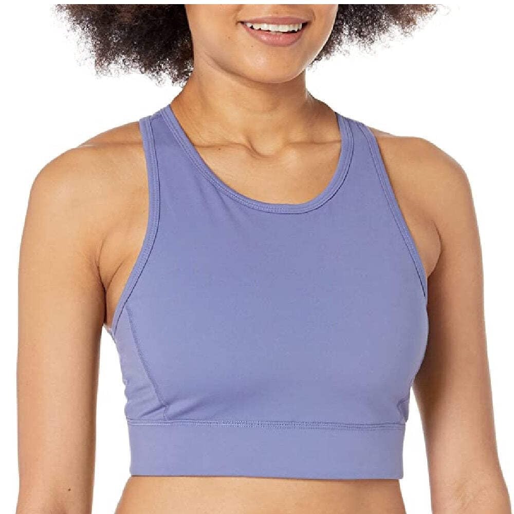 Calvin Klein Performance Women's Pilates Outfit Fitness Crop Top Scoopneck Bra