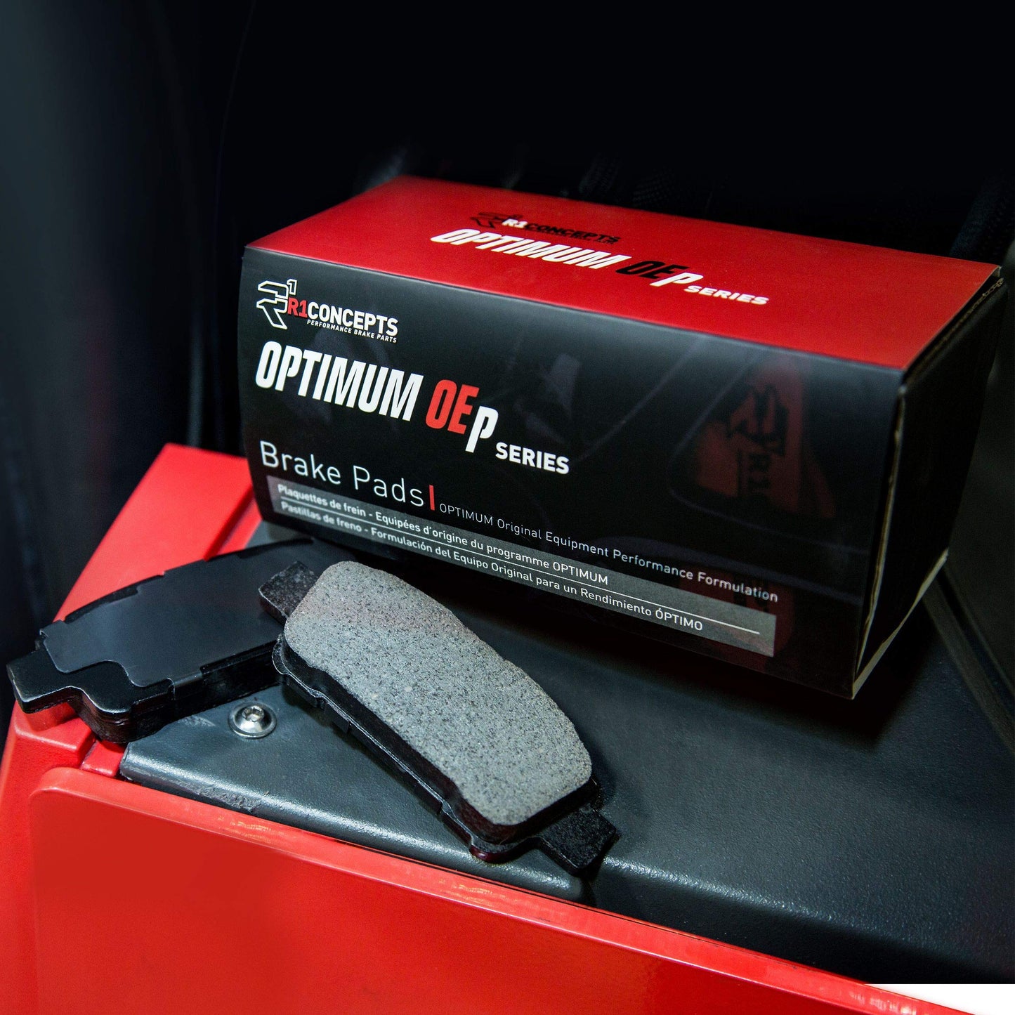R1 Concepts Rear Brakes and Rotors| Automotive Replacement Brake Kits| Rear Optimum OEP Brake Pads and Rotors Kit| Fits 2014-2021 Ram ProMaster 1500, ProMaster 2500, ProMaster 3500