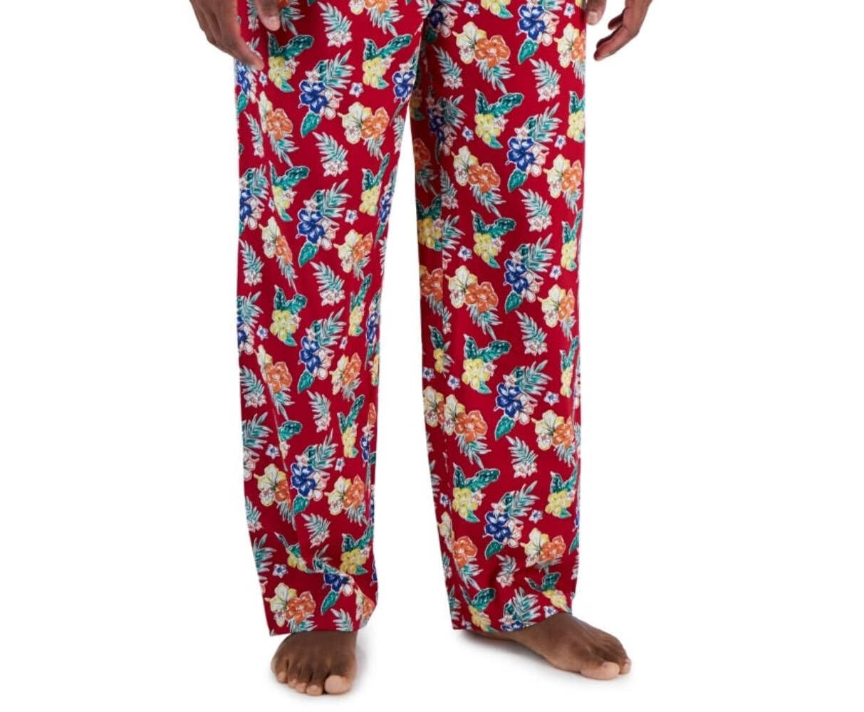 Club Room Mens 2PC Cotton Pajama Gift Set Navy XL