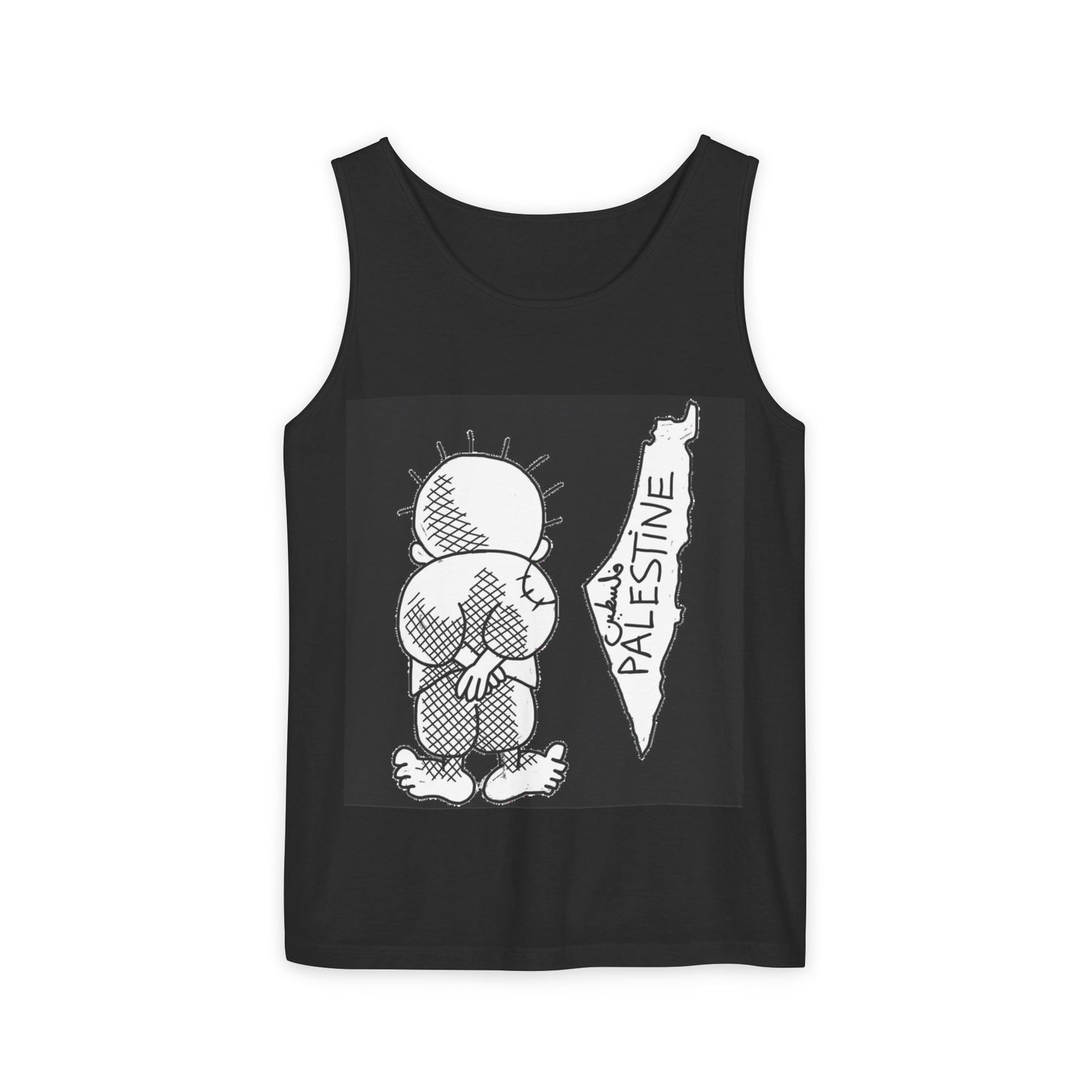 Tank Top Handala & Historic Palestine Map Unisex Shirt Resistance Hope Symbol