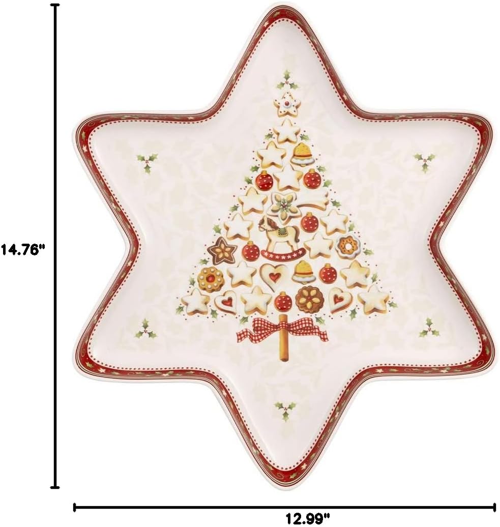 Villeroy & Boch Winter Bakery Delight Bowl, 37,5x33x5 cm, Multi Colour