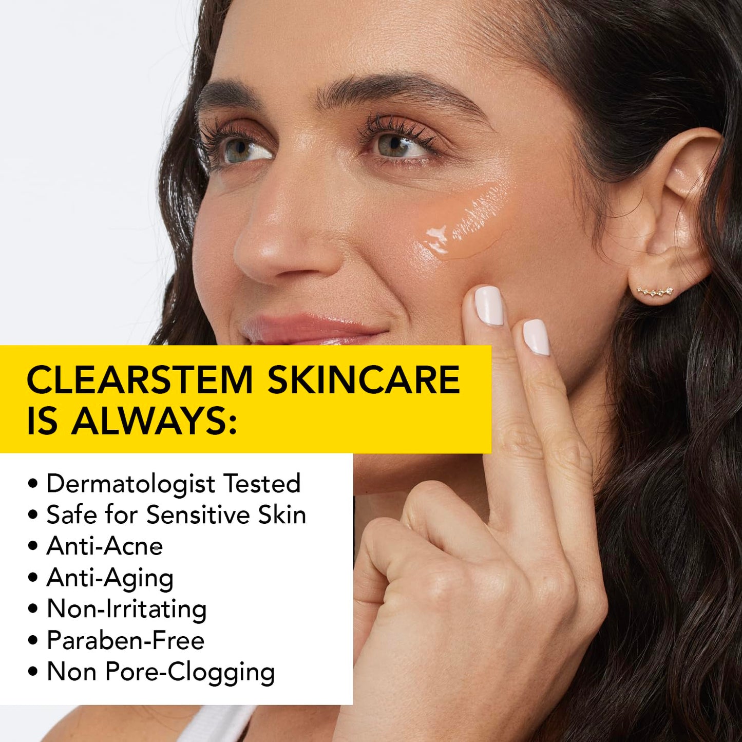 CLEARSTEM - CLEARITY The Blackhead Dissolver Mandelic Acid Serum - Vitamin C, Turmeric, Collagen Boost - All Skin Types - Facial Skin Care Products - Gluten Free, Cruelty Free - 1 fl oz / 29ml