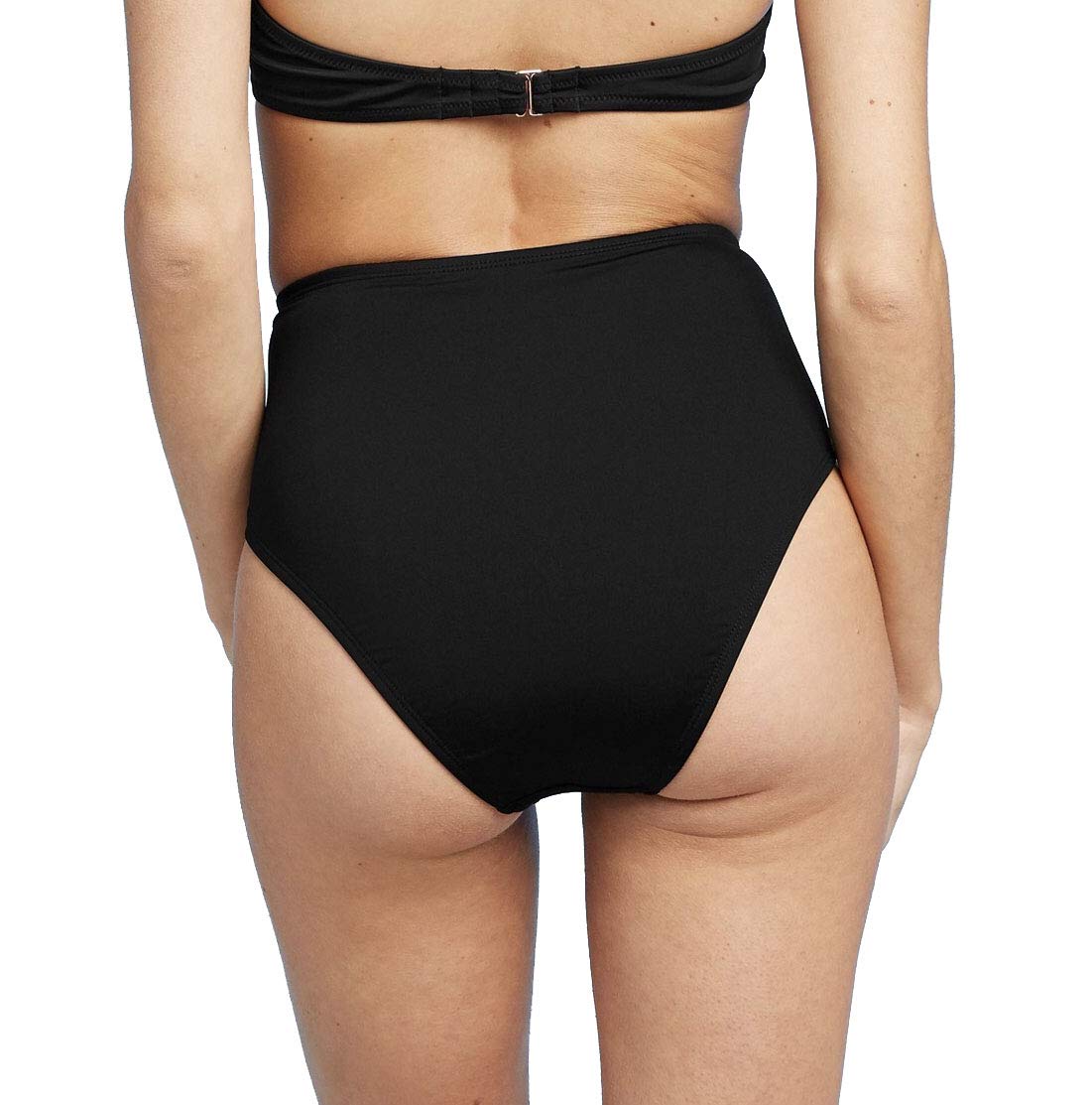 Shade & Shore Women's Knoted Strappy Side High Waist Hipster Bikini Bottom Bright Melon