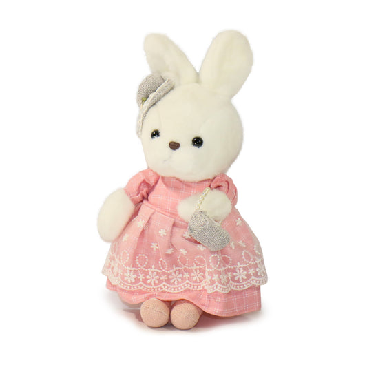 11-inch Old Towne Rabbit Maisie with Pink Dress-1