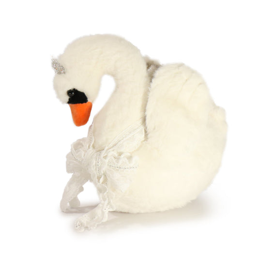 9-inch Seren Swan with Orange Beak