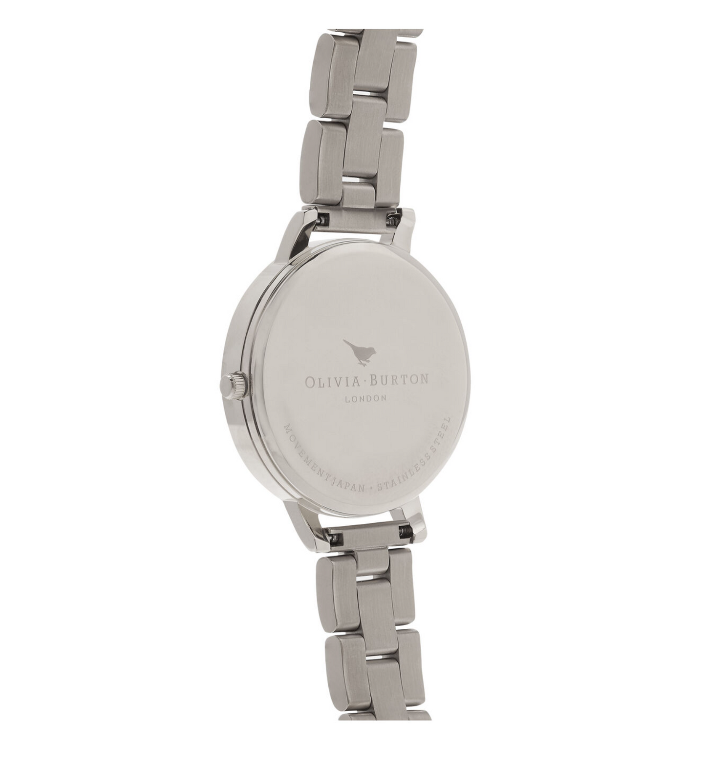 OLIVIA BURTON Silver and Rose Gold Women's Watch, 38mm