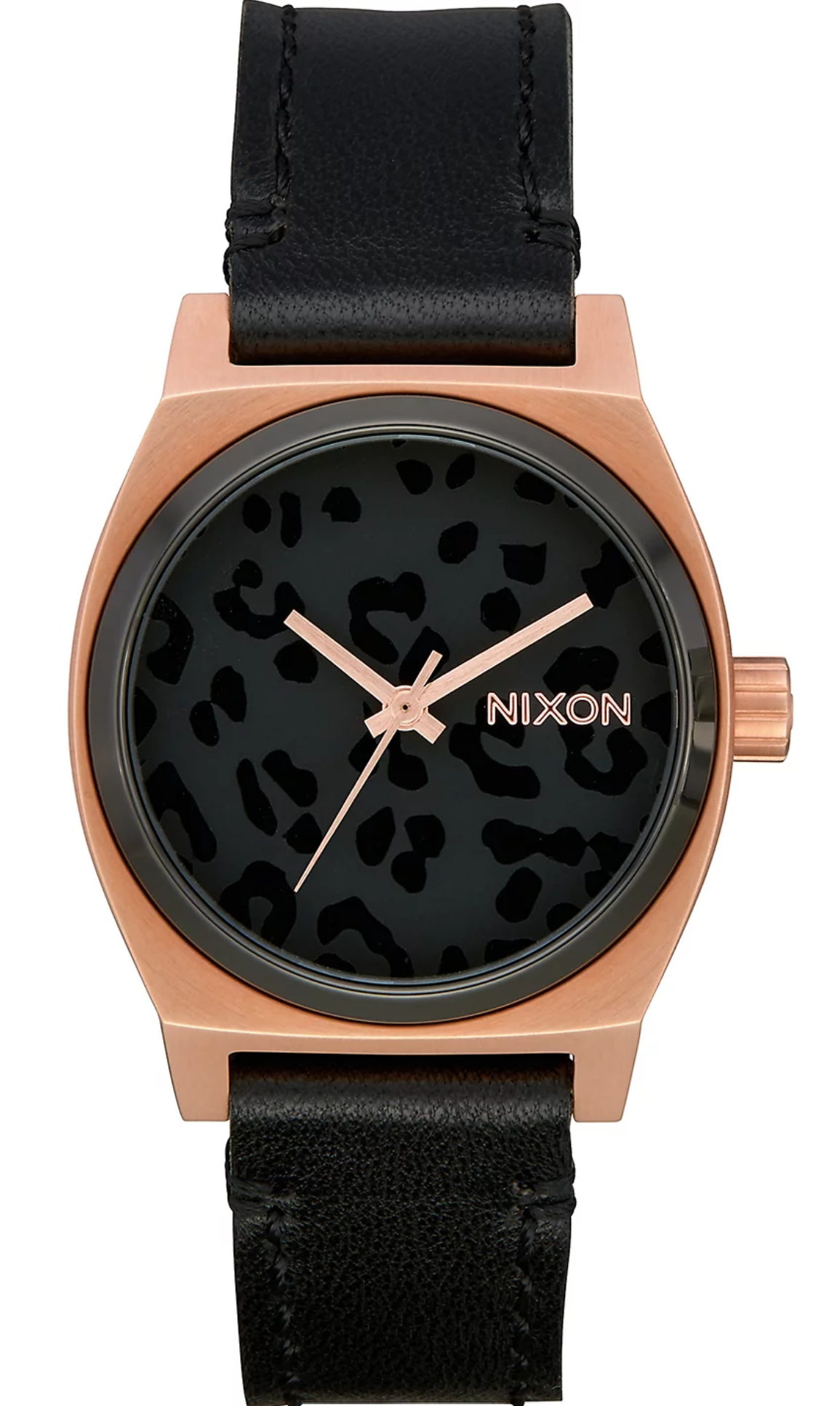 Nixon Women's Time Teller Leather Strap Watch 31mm