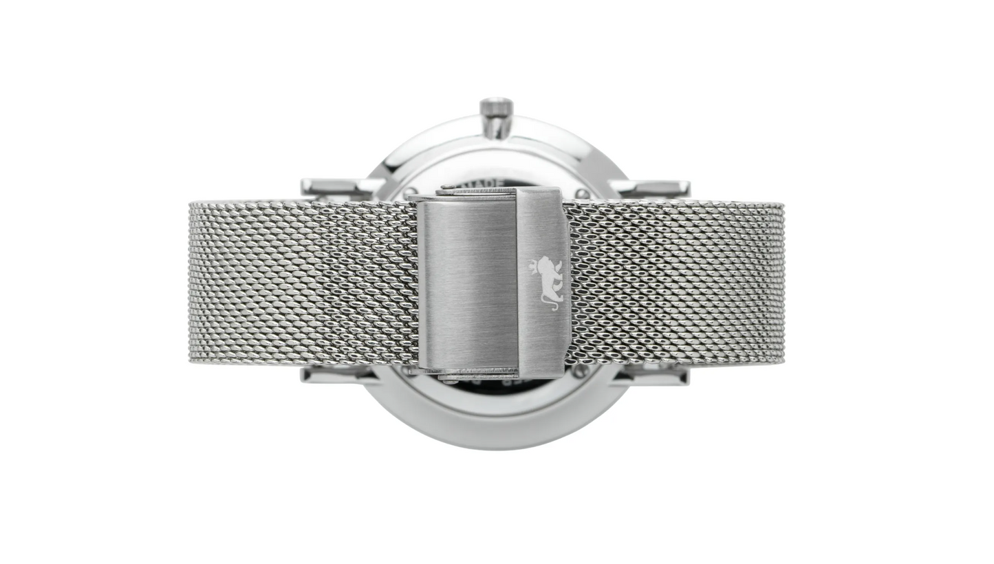 Larsson & Jennings Lugano 40mm Watch White & Silver