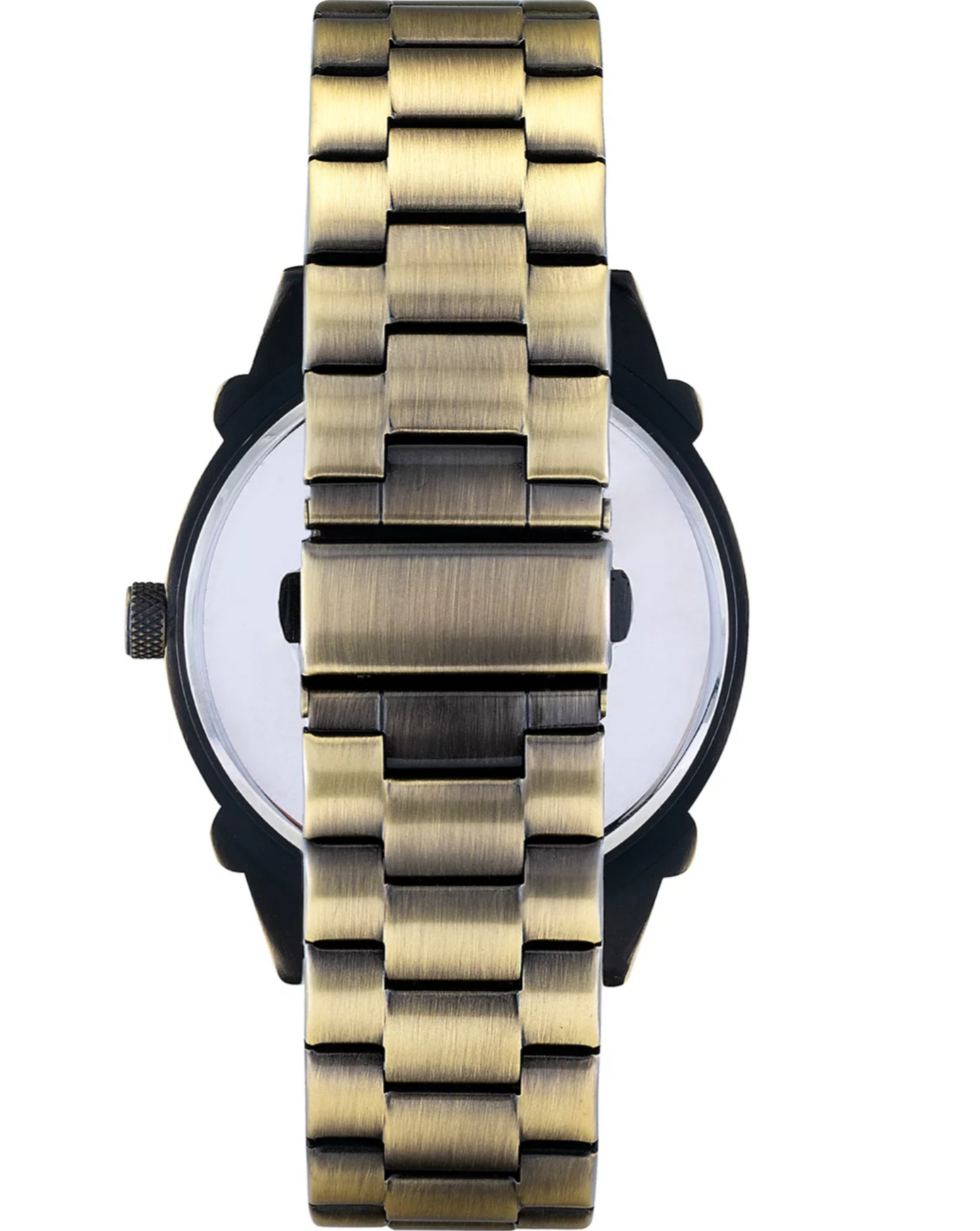 Kenneth Cole Reaction Sport Men's Antique Gold-Tone Bracelet Watch, 49MM