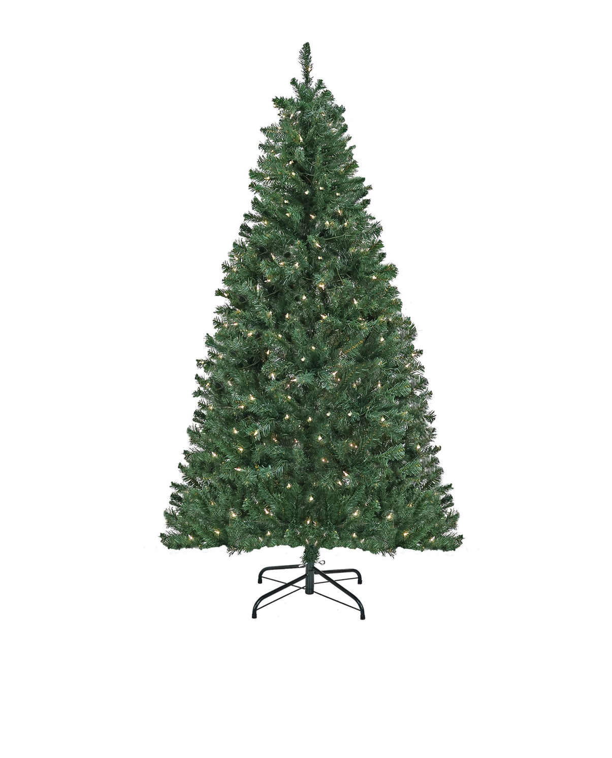 National Tree Company Pre-Lit Artificial Christmas Tree, Green, Acacia, 300 Clear Lights, Includes Stand, 6 Feet