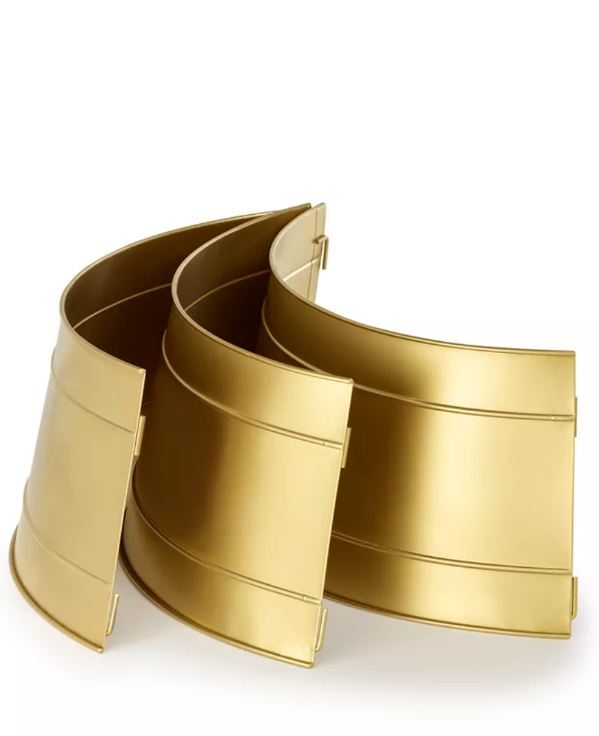 Holiday Lane Gold Metal Tree Collar, Created for Macy's