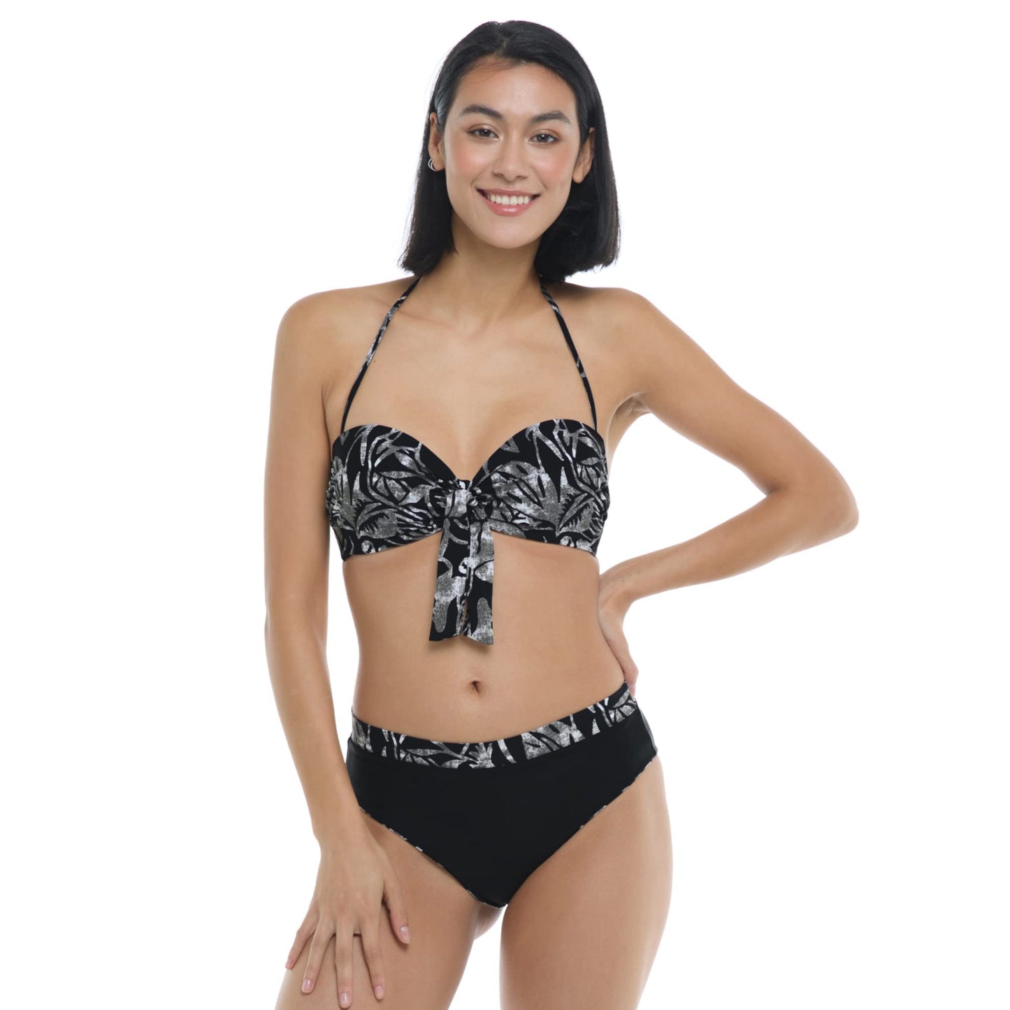 Body Glove Women's Standard Marilyn Molded Cup Underwire Bandeau Bikini Top Swimsuit