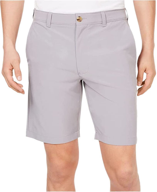 Club Room Mens Repreve Water Resistant Tech Bermuda Shorts Gray 40