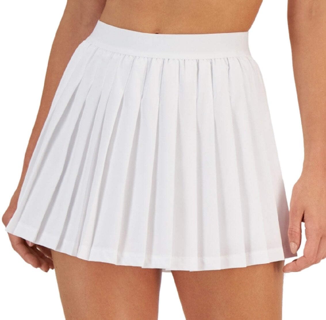 ID Ideology Women's Active Solid Pleated Skort White Size XX-Large