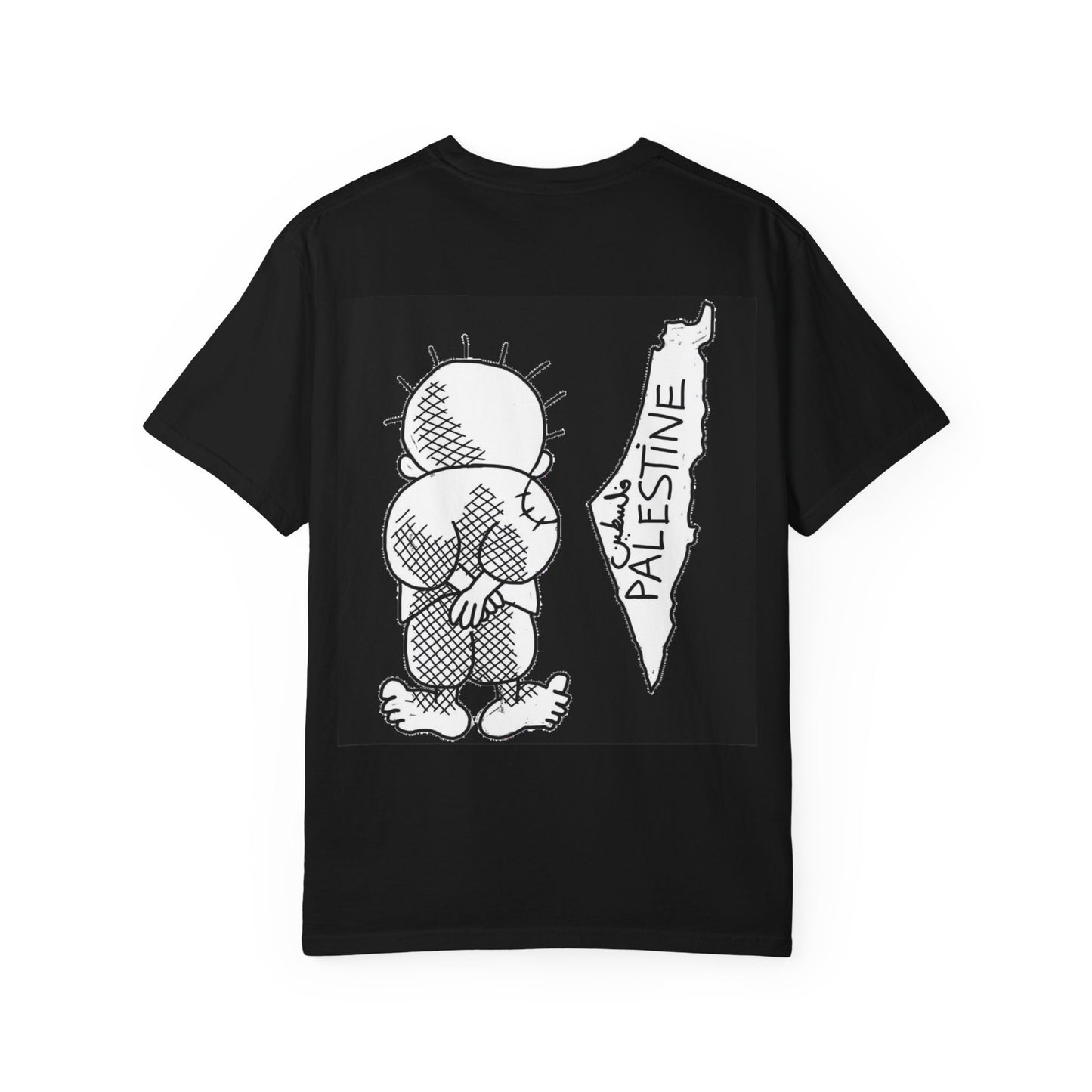 Handala - Free Palestine T-shirt, Unisex Tee Shirt, Art is Resistance Shirt, Palestinian Cartoonist Naji al-Ali, Historic Map of Palestine,