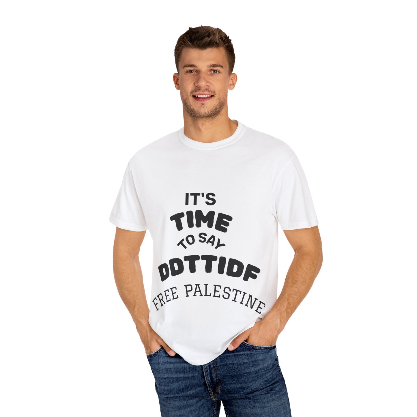 Unisex Garment-Dyed T-shirt, Statement Tee, Casual Wear, Activism Apparel, Gift for Allies, Freedom Fashion