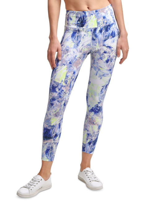 Calvin Klein Performance Printed High-Waist 7/8 Length Leggings (X-Small)