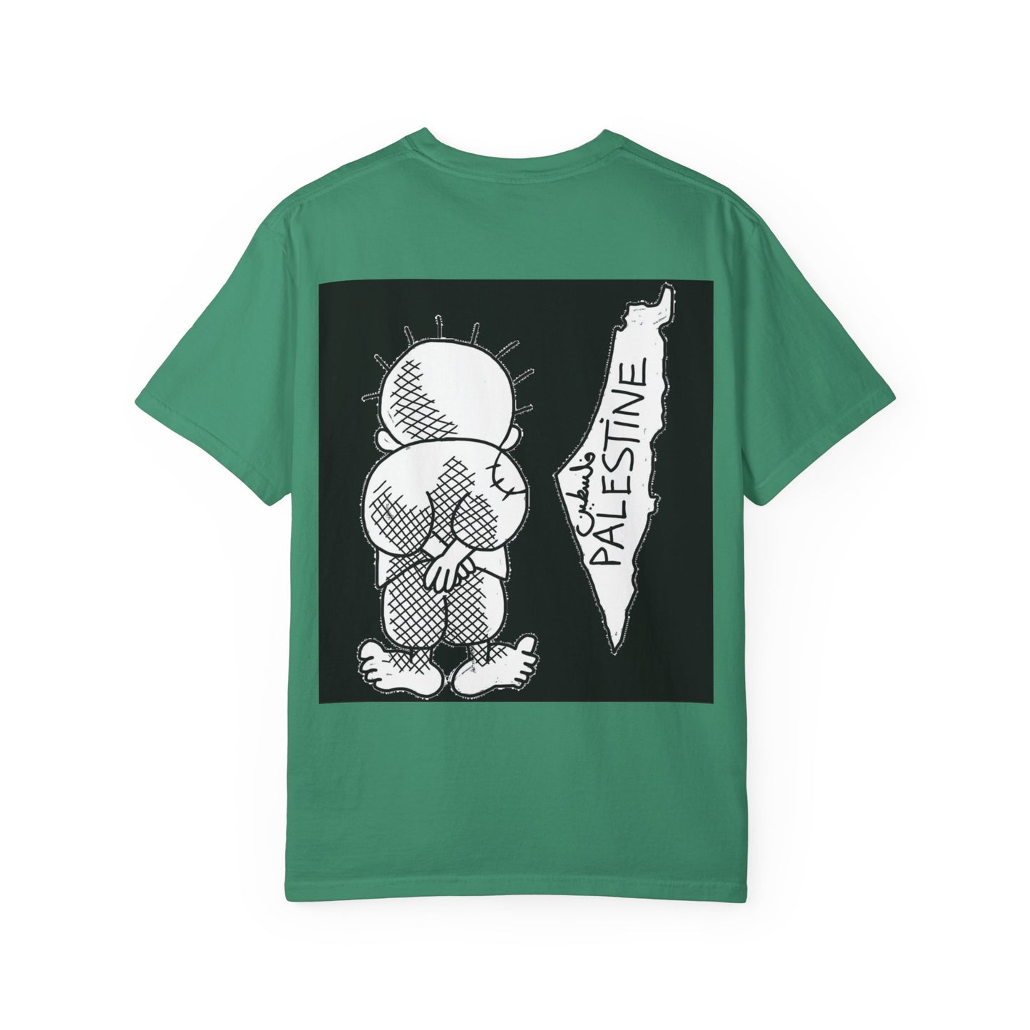 Handala - Free Palestine T-shirt, Unisex Tee Shirt, Art is Resistance Shirt, Palestinian Cartoonist Naji al-Ali, Historic Map of Palestine,