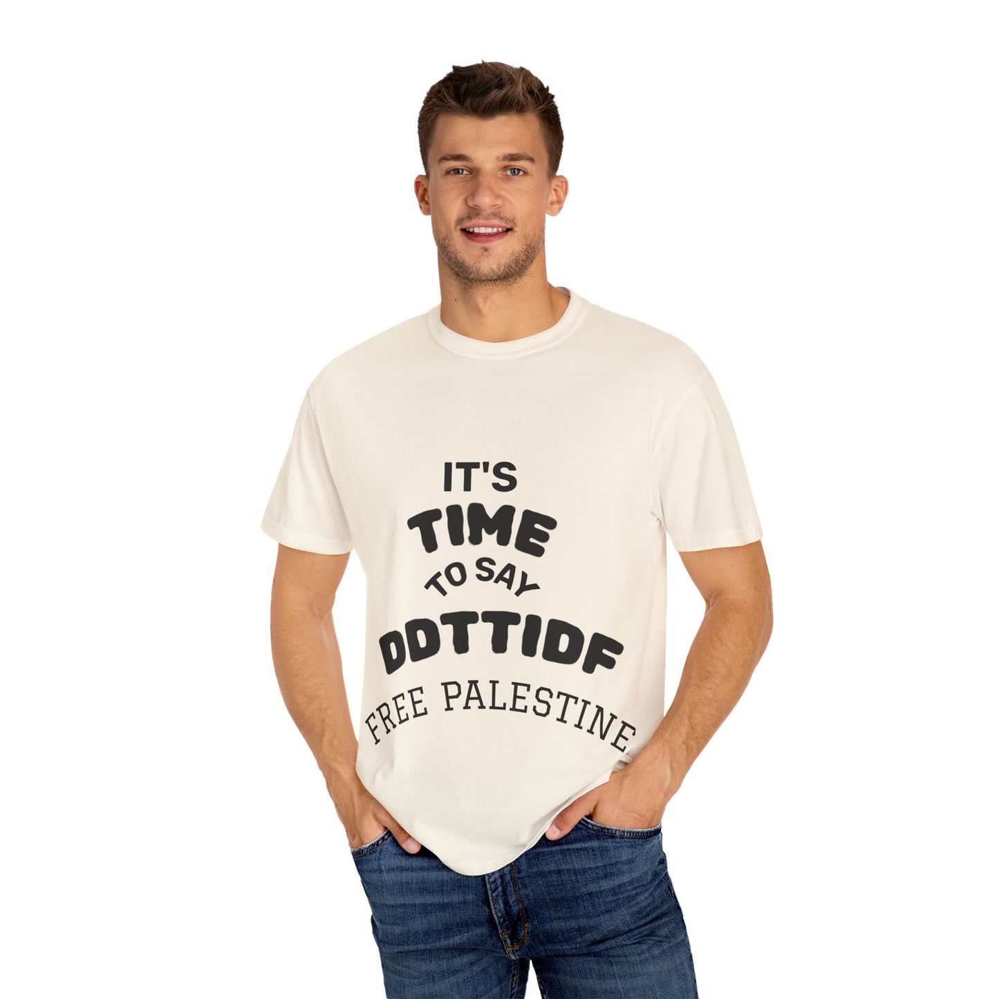 Unisex Garment-Dyed T-shirt, Statement Tee, Casual Wear, Activism Apparel, Gift for Allies, Freedom Fashion