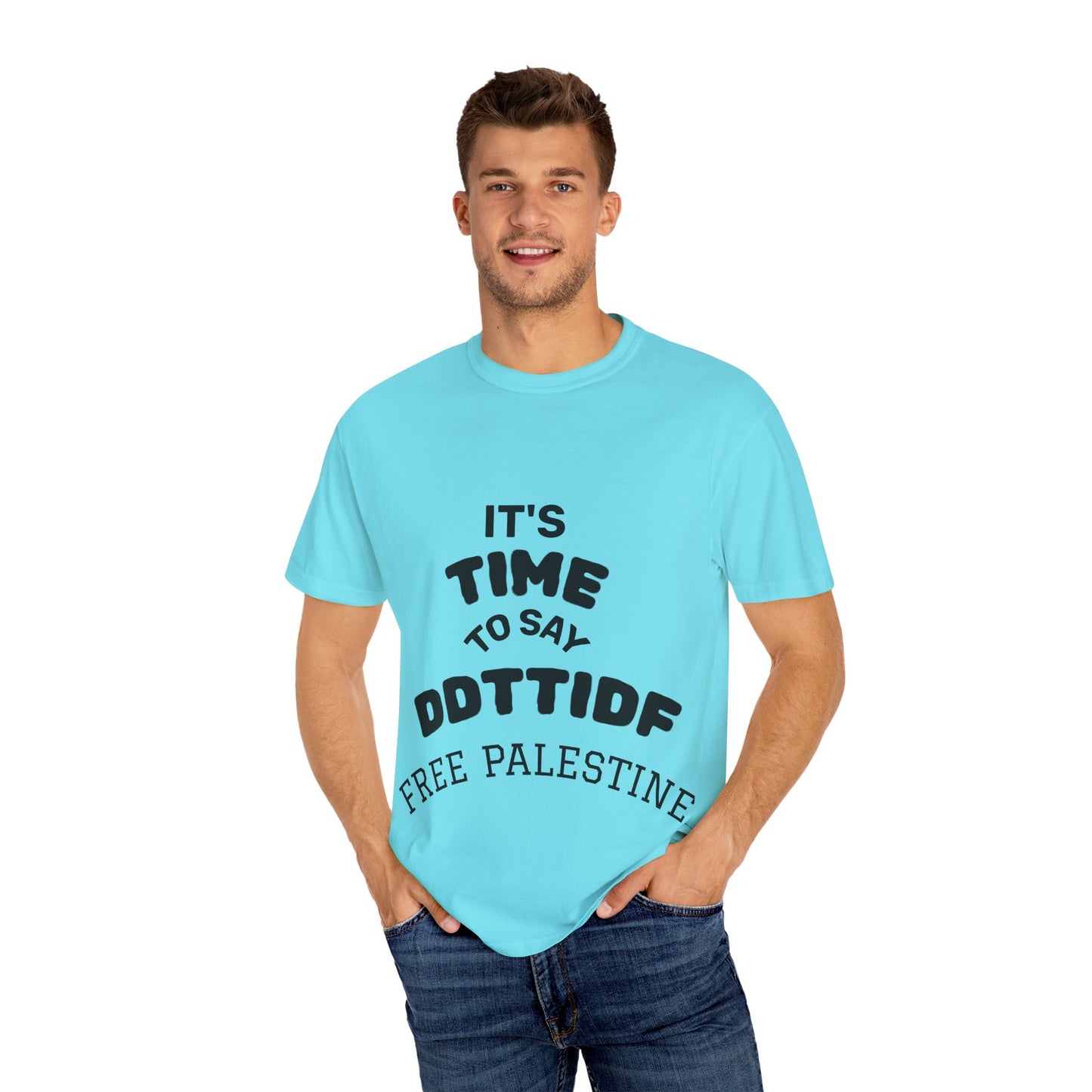 Unisex Garment-Dyed T-shirt, Statement Tee, Casual Wear, Activism Apparel, Gift for Allies, Freedom Fashion