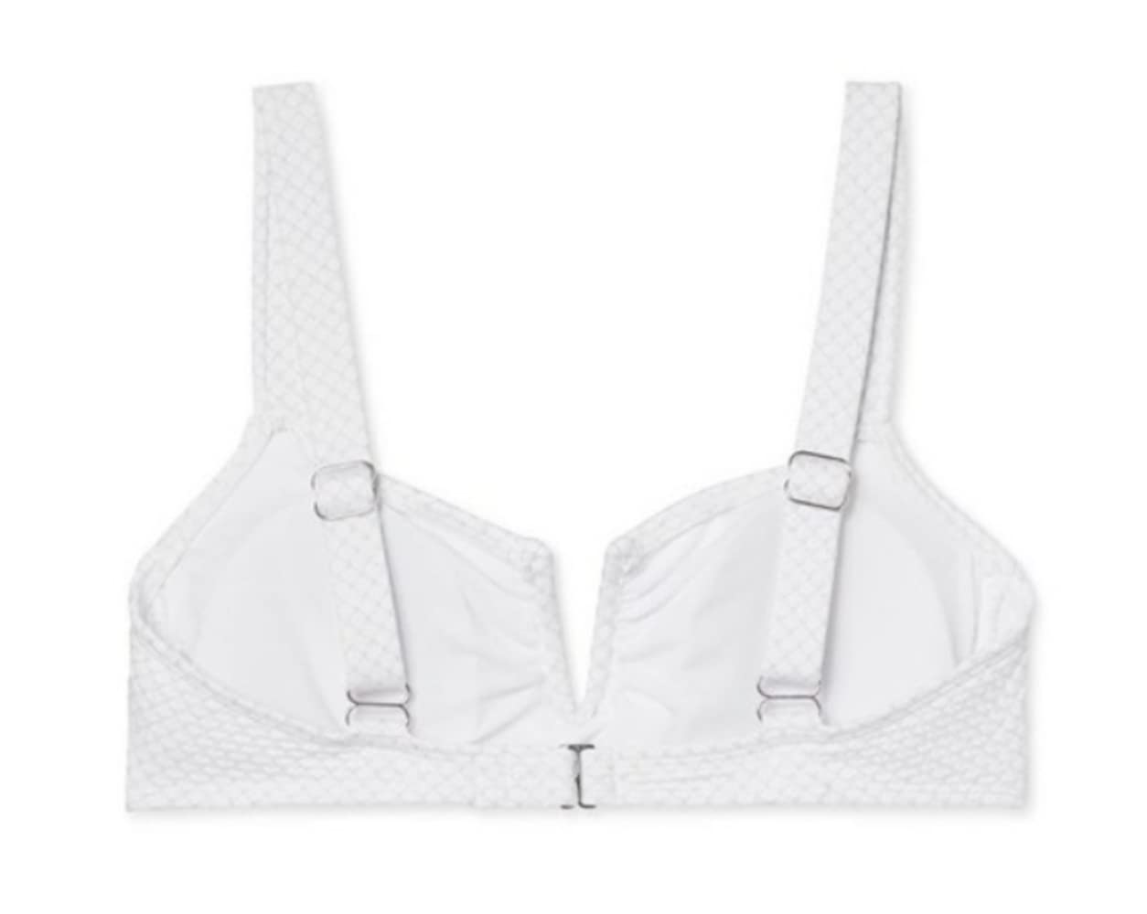 Xhilaration Juniors' Lurex Textured V-Wire Bralette Bikini Top -