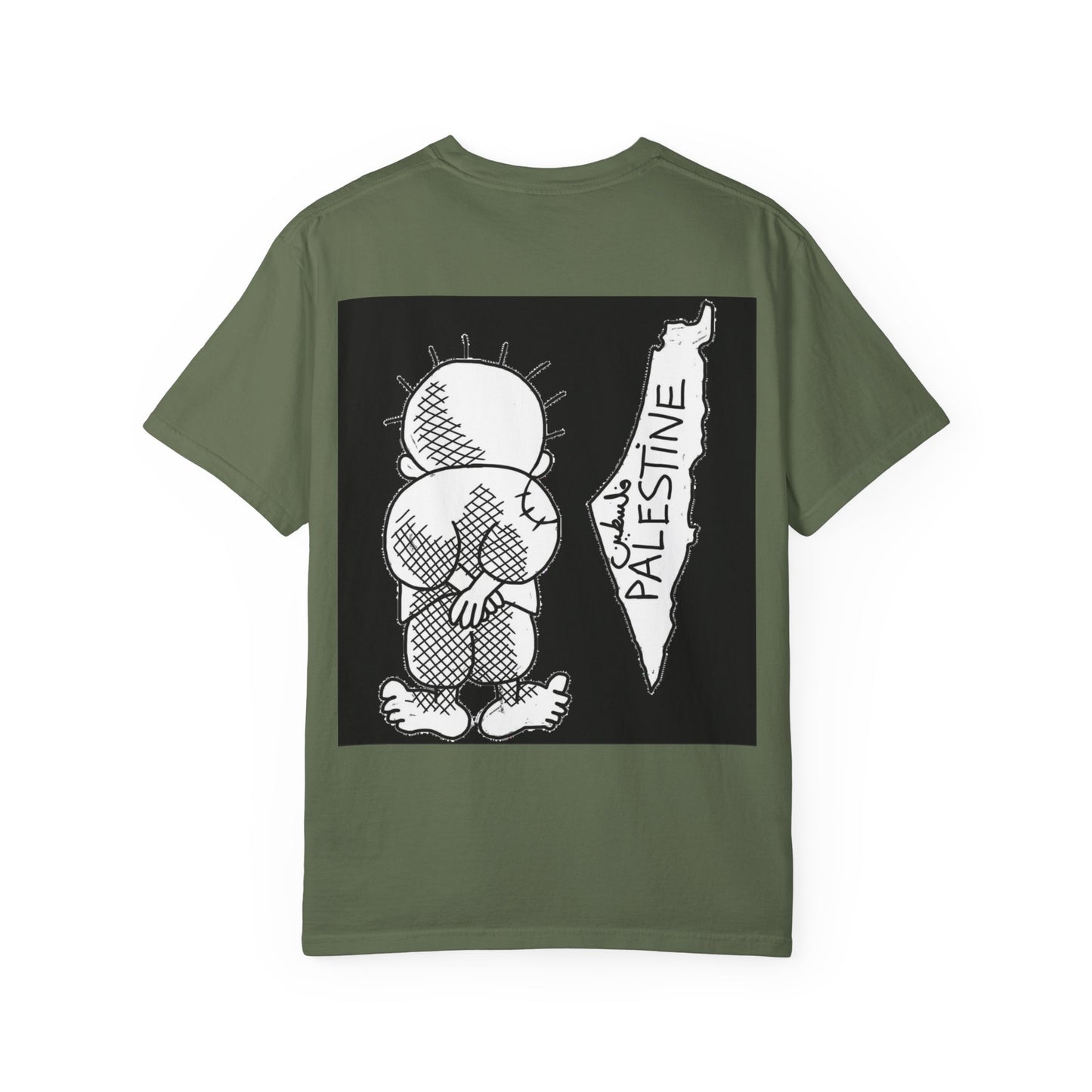 Handala - Free Palestine T-shirt, Unisex Tee Shirt, Art is Resistance Shirt, Palestinian Cartoonist Naji al-Ali, Historic Map of Palestine,