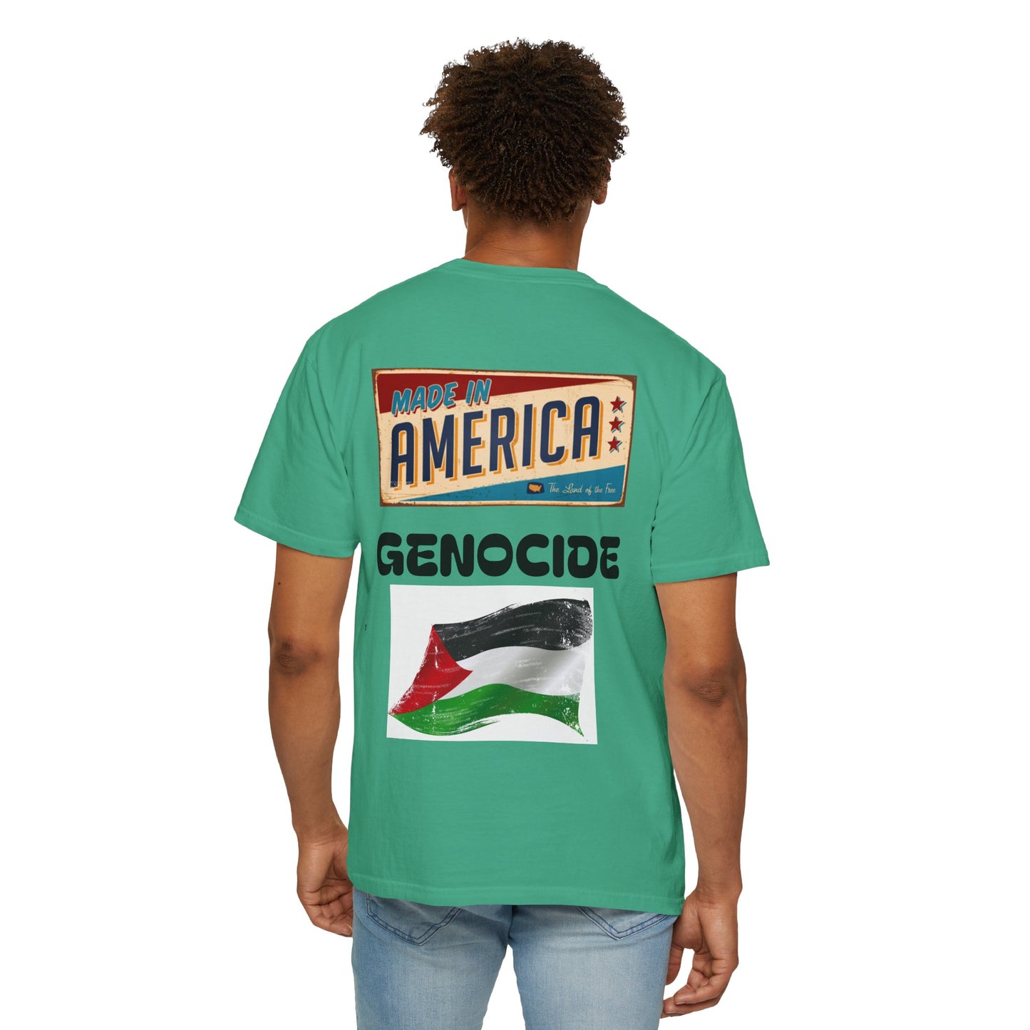 Unisex Garment-Dyed T-shirt, Statement Tee, Casual Wear, Activism Apparel, Gift for Allies, Freedom Fashion