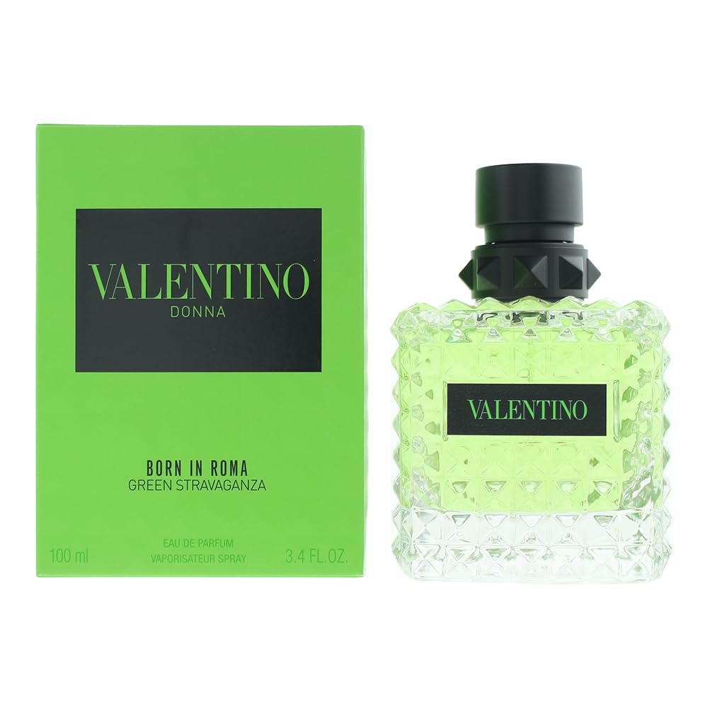 Valentino Donna Born In Roma Green Stravaganza by Valentino for Women - 3.4 oz EDP Spray, Floral Fragrance Open Box