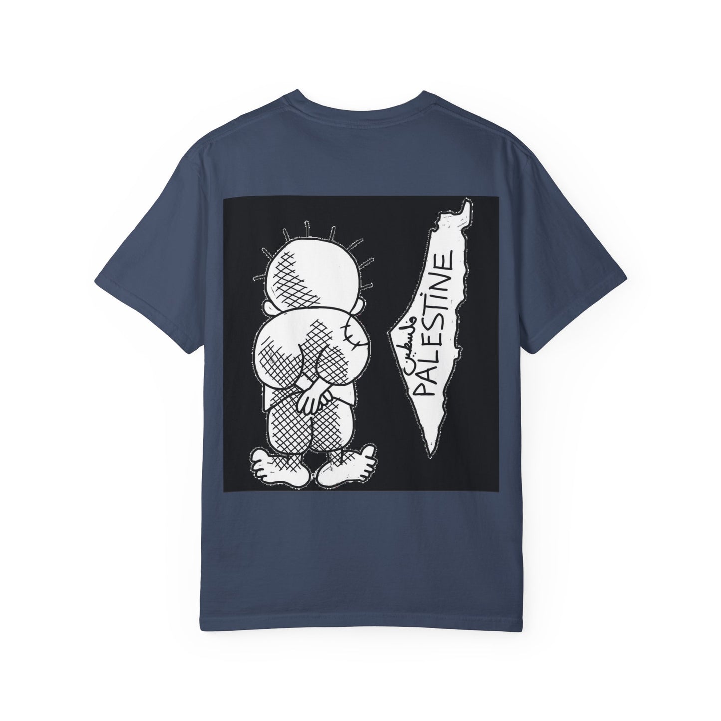 Handala - Free Palestine T-shirt, Unisex Tee Shirt, Art is Resistance Shirt, Palestinian Cartoonist Naji al-Ali, Historic Map of Palestine,