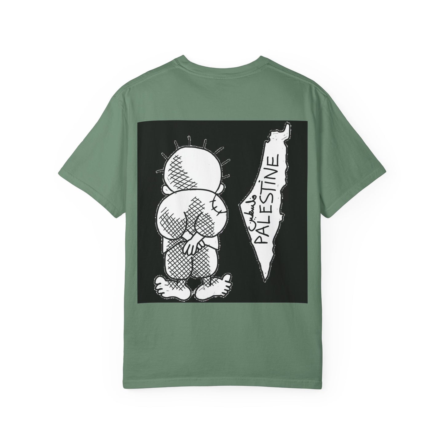 Handala - Free Palestine T-shirt, Unisex Tee Shirt, Art is Resistance Shirt, Palestinian Cartoonist Naji al-Ali, Historic Map of Palestine,