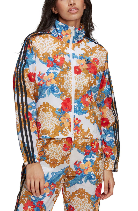 ADIDAS Women's Originals X Her Studio Floral Print Track Jacket-Small