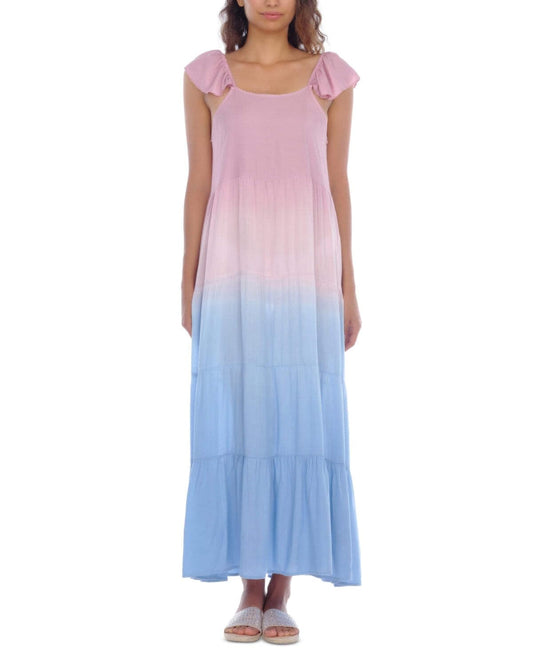 Raviya Womens Beachwear Ombre Cover-Up