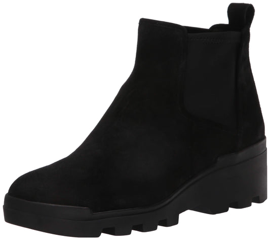 Eileen Fisher Splash Black Waterproof Suede 8 B (M)