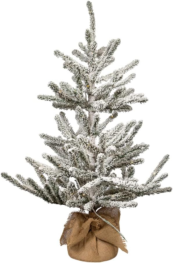Kurt S. Adler TR2484LEDWW Artificial Christmas Tree, Green, White