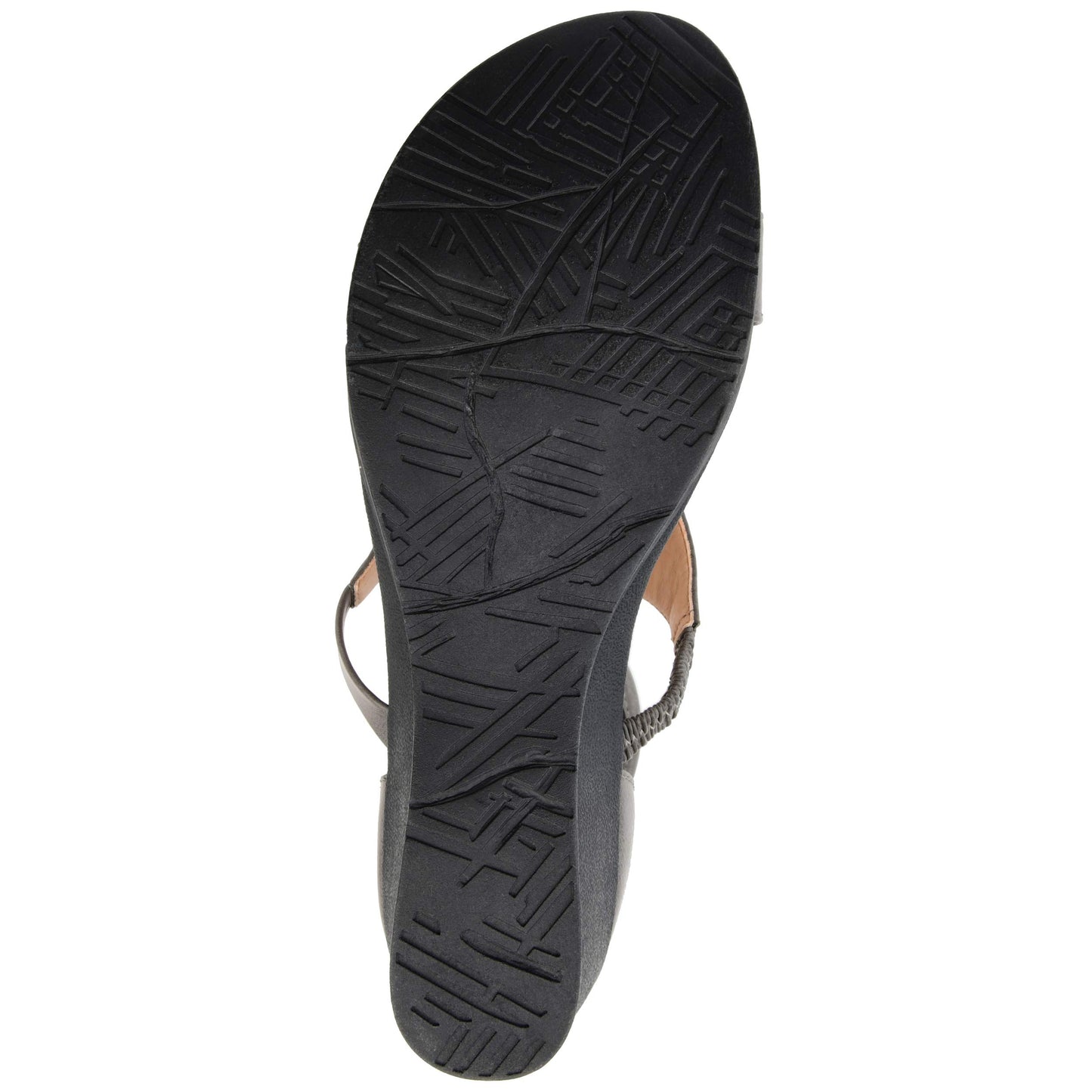 Brinley Co. Womens Caged Sandal Wedge Grey, 5.5 Regular US