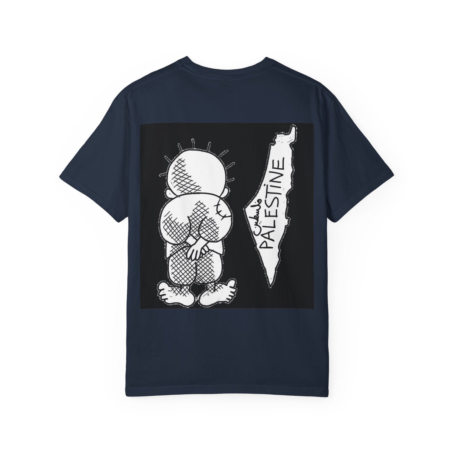 Handala - Free Palestine T-shirt, Unisex Tee Shirt, Art is Resistance Shirt, Palestinian Cartoonist Naji al-Ali, Historic Map of Palestine,