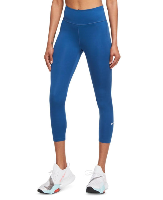 Nike Women's One Plus Size Cropped Leggings (Court Blue, 1X)
