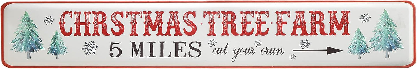 National Tree Company Christmas Tree Farm Christmas Sign, 47"