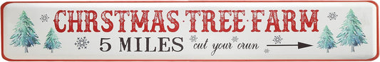 National Tree Company Christmas Tree Farm Christmas Sign, 47"