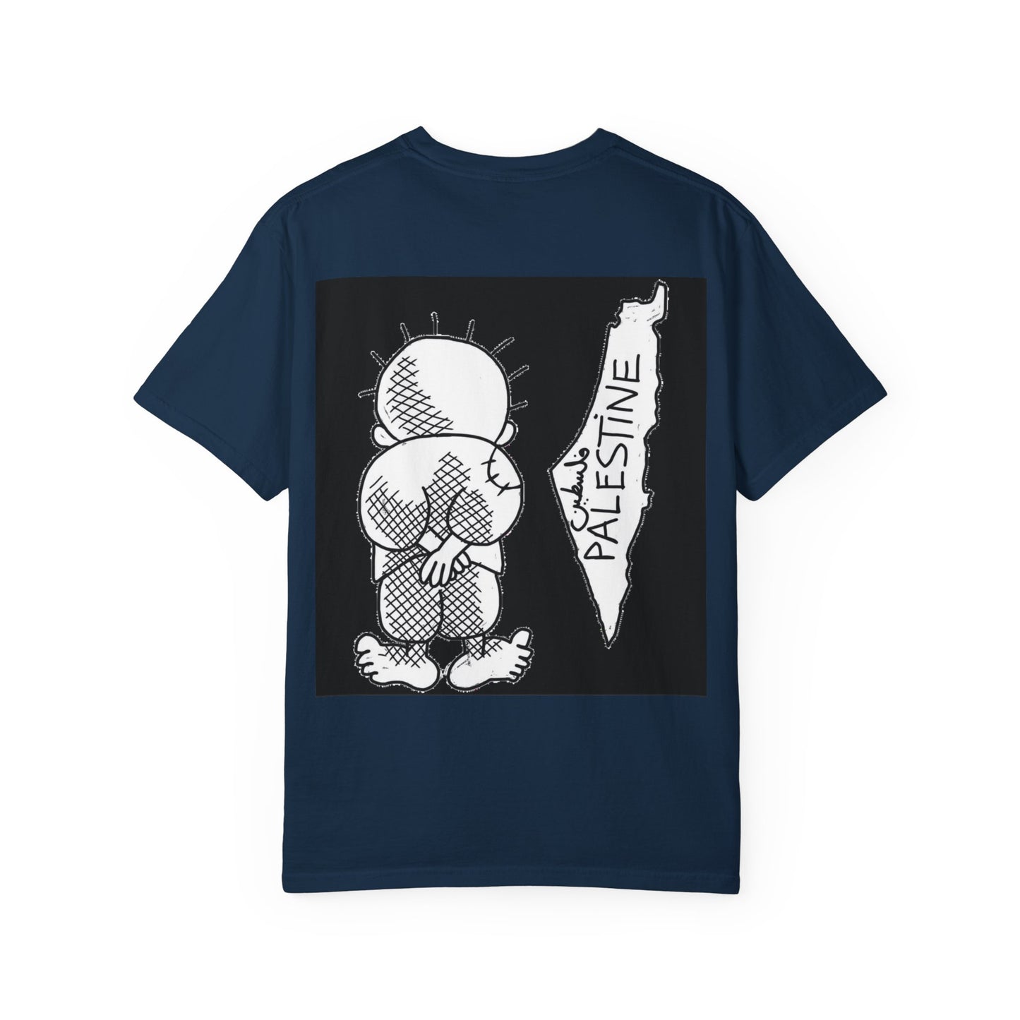 Handala - Free Palestine T-shirt, Unisex Tee Shirt, Art is Resistance Shirt, Palestinian Cartoonist Naji al-Ali, Historic Map of Palestine,