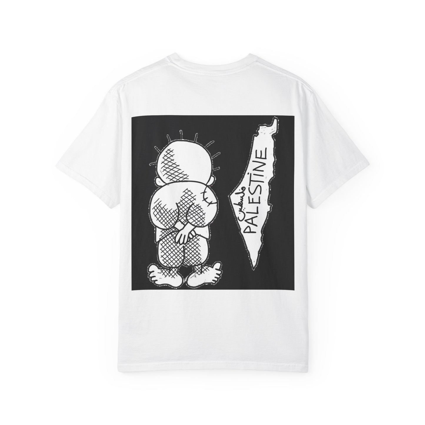 Handala - Free Palestine T-shirt, Unisex Tee Shirt, Art is Resistance Shirt, Palestinian Cartoonist Naji al-Ali, Historic Map of Palestine,