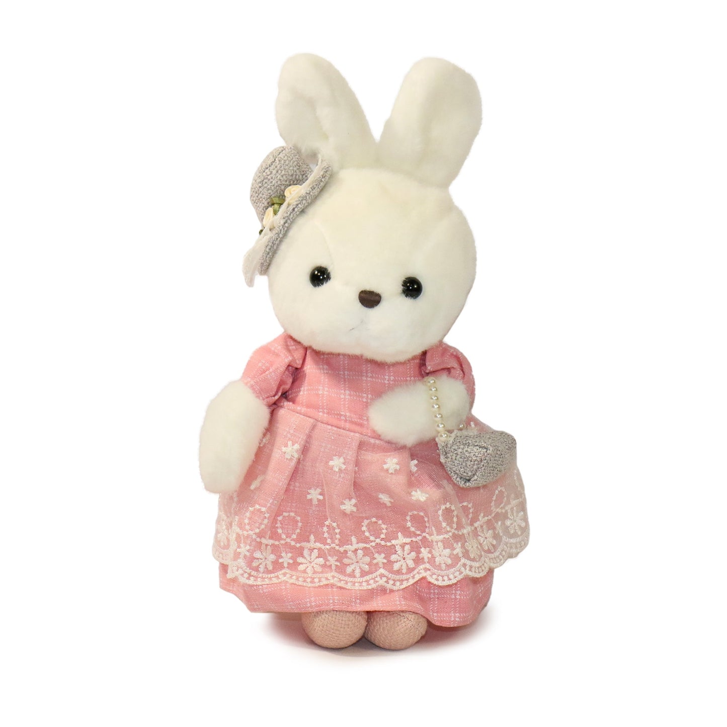 11-inch Old Towne Rabbit Maisie with Pink Dress