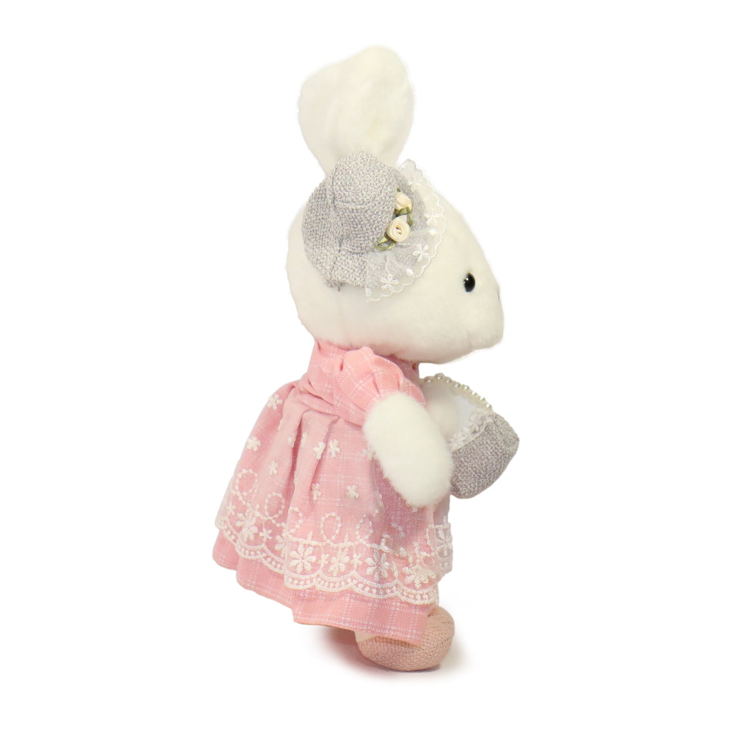 11-inch Old Towne Rabbit Maisie with Pink Dress