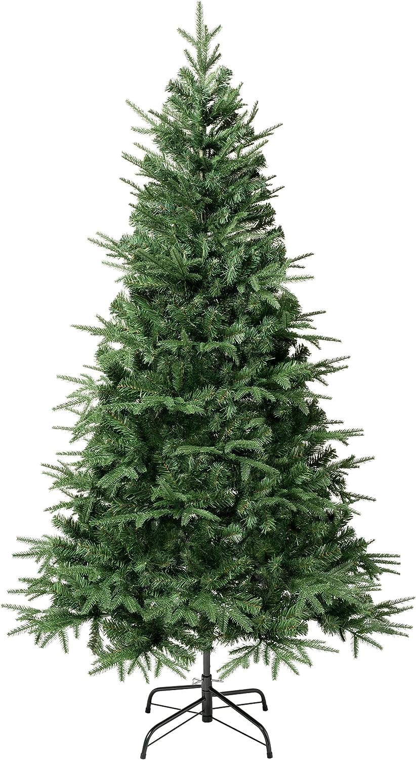 National Tree Company First Traditions Duxbury Christmas Tree with Hinged Branches, 6 ft