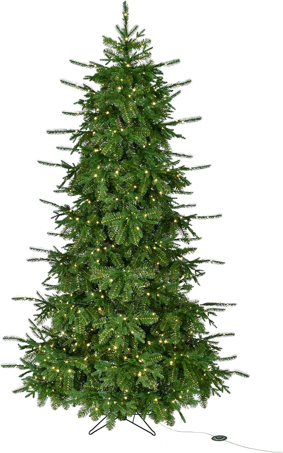 SYLVANIA Pre Lit LED 8 Function Color Changing 7.5' Instant Connect Tree. 850 Color Changing LEDs.