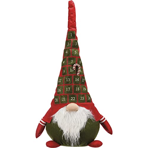 Primitives by Kathy Felt Plush Gnome Sitter with Christmas Advent Countdown