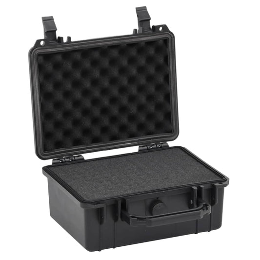 vidaXL Equipment Case Protective Hard Carry Case Portable Camera Case Black